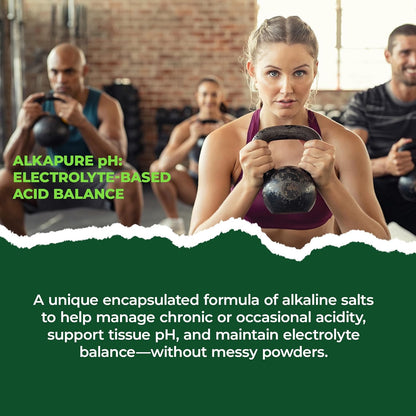 Pure Lab Vitamins | Alkapure pH | 60 Capsules | Alkaline pH Balance Pills | Essential Minerals Supplement | Antacid Pills