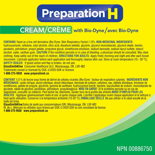 Preparation H 多症状痔疮治疗膏（含 Bio-Dyne），50 克管装