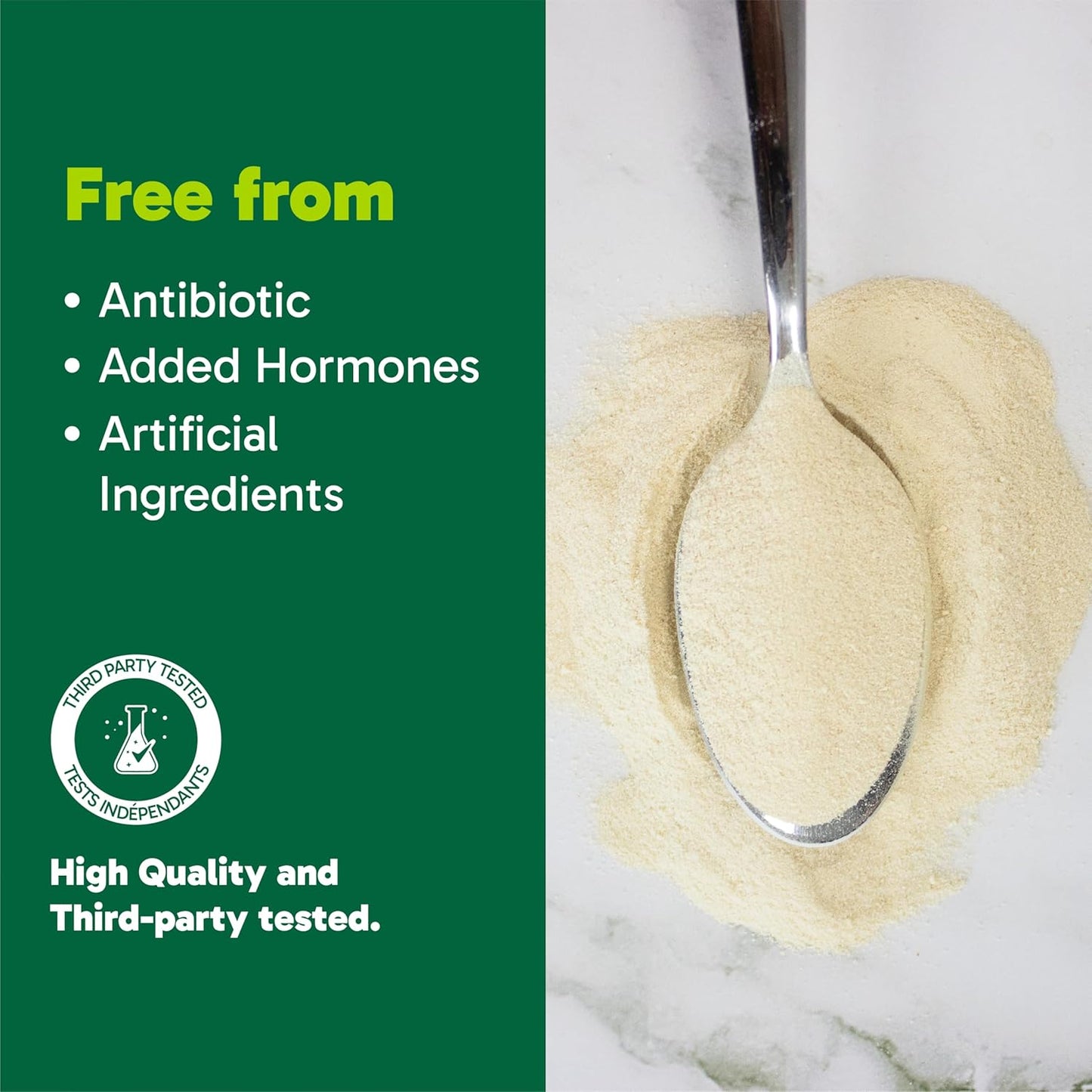 Organika Canadian-Made Full Spectrum Collagen - Type 1,2,3,5,10 - Complete Collagen Naturally Containing Hyaluronic Acid and Elastin for Healthier Hair, Skin and Joints Mild Chicken Broth Flavour 250g