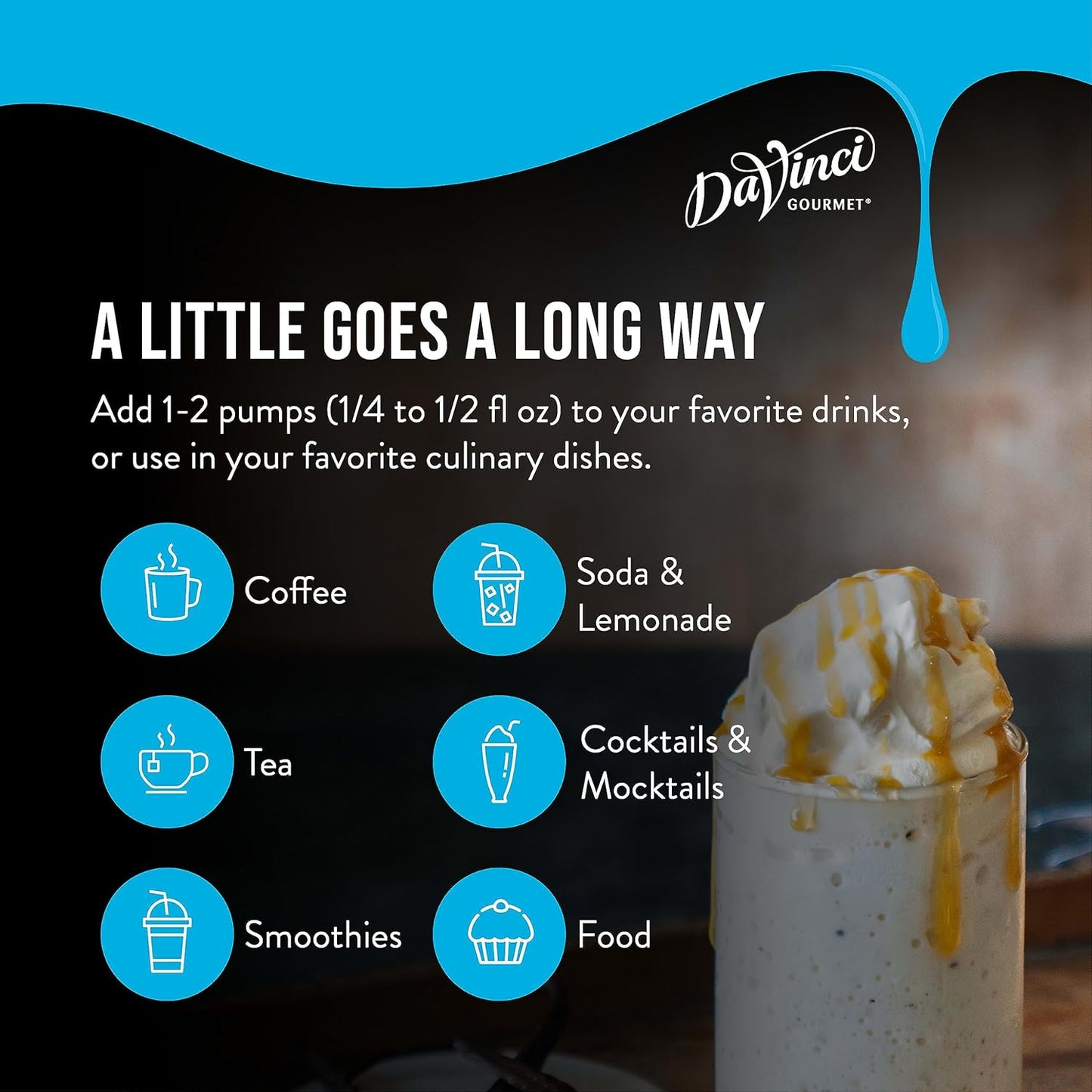 DaVinci Gourmet 无糖法式香草糖浆 750ML