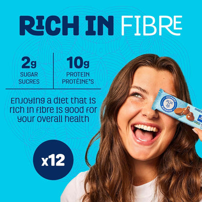 HUNGRY BUDDHA 植物蛋白棒，低糖，高能量零食，不含乳製品和花生，12 包，巧克力碎