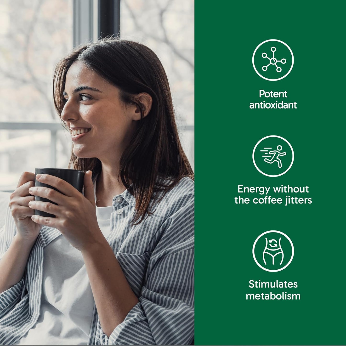 Organika Green Tea Extract 60 Vcaps