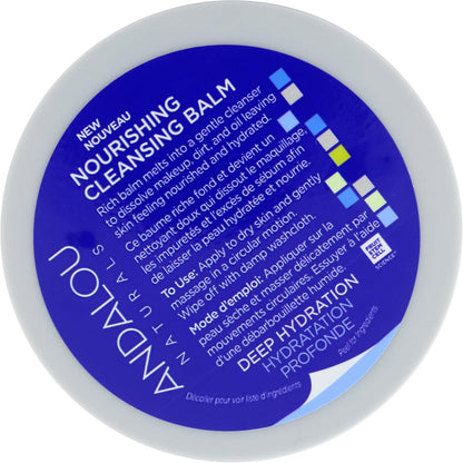 Andalou Naturals Deep Hydration Cleansing Balm, 3 FZ