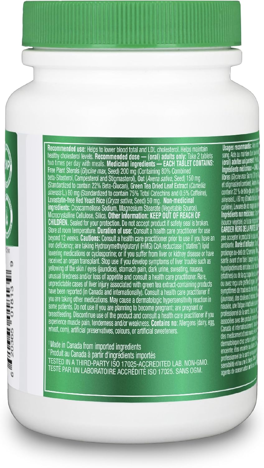 Organika 加拿大制造胆固醇 90 片