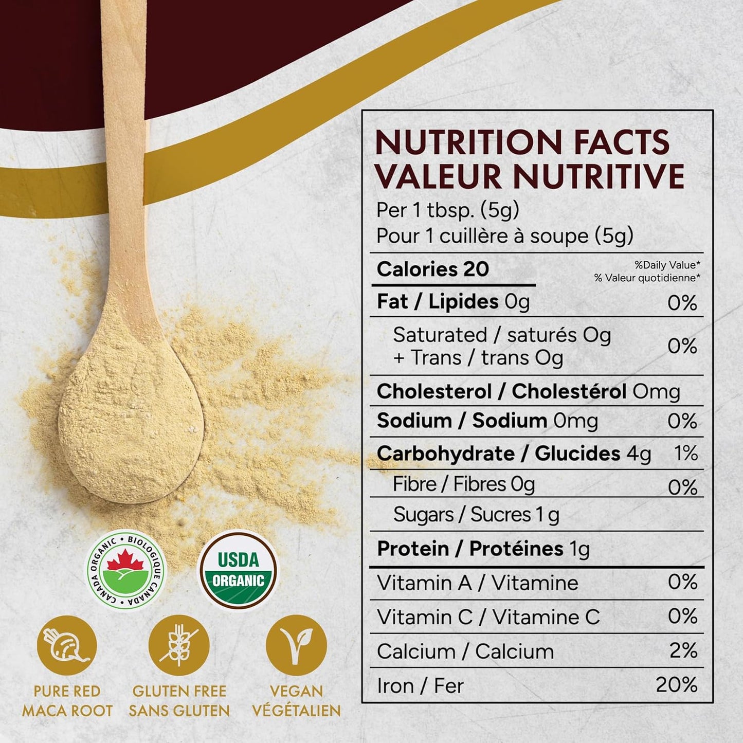 Rootalive 有機糊化紅瑪卡粉 200公克