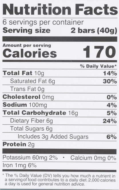 Glutenull Bakery Organic Coco D'Lish Bar - Raw, 240 Grams (Packaging may vary)