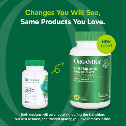 Organika 螯合鋅 45 片