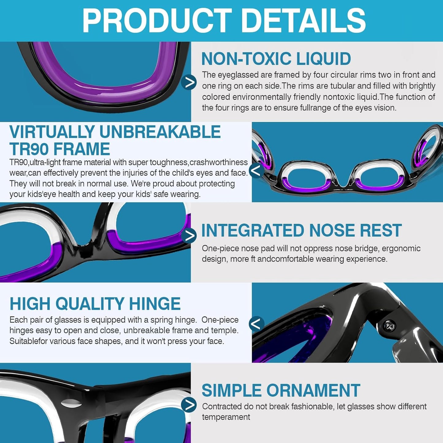 Hion 2 副成人防暈動病智慧眼鏡，超輕便攜式緩解噁心液體眼鏡，暈車暈機暈船眼鏡，旅行/巡航必備品