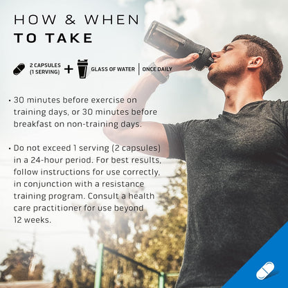 MuscleTech 增肌粉，MuscleTech 增肌粉，男女增肌补充剂，一氧化氮促进剂，增肌锻炼补充剂，400 毫克峰值 ATP，增强力量，30 粒
