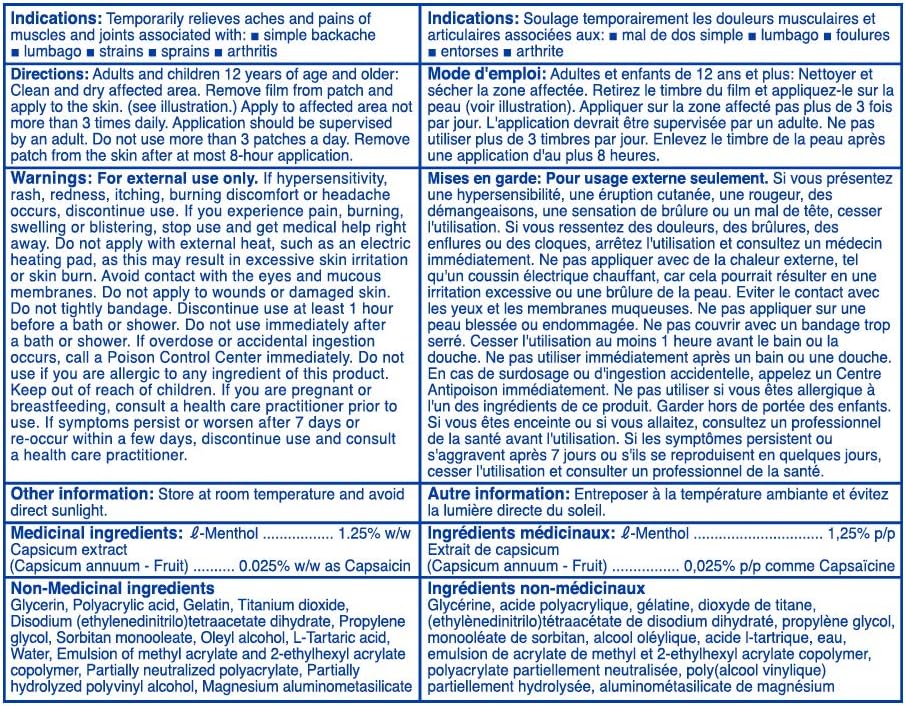 Salonpas Pain Relieving Gel Patch Hot 6 count