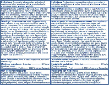 Salonpas Pain Relieving Gel Patch Hot 6 count