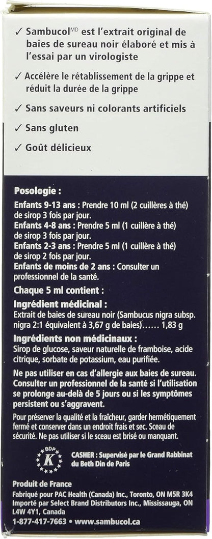 Sambucol Black Elderberry for Kids 120 Milliliter