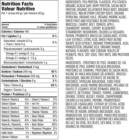 Vega All-in-One Vegan Protein Powder French Vanilla (10 Sachets) Superfood Ingredients, Vitamins For Immunity Support, Keto Friendly, Pea Protein For Women & Men, 10x41g (Packaging May Vary)