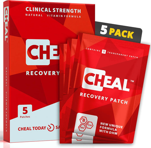 派对焕活贴片 5 片装 - 天然补水配方，让您清晨更活力 | 饮酒前使用