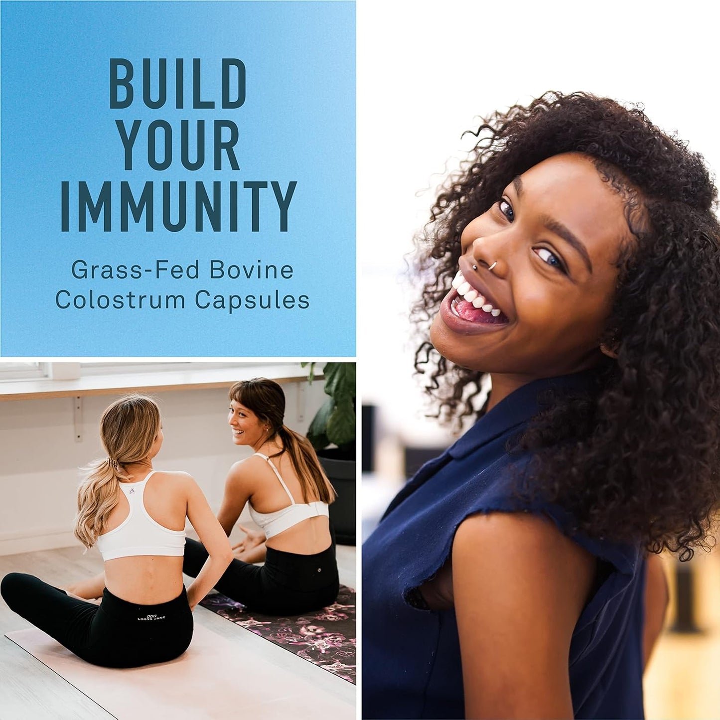 Organika 加拿大制造初乳（牛）- 免疫支持，草饲 - 180 粒