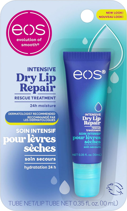 EOS Lip Repair - Extra Dry Lip Treatment - Conditions & Protects Severely Dry Lips - Hypoallergenic - Immediate 24-Hour Moisture, 0.35 ounces