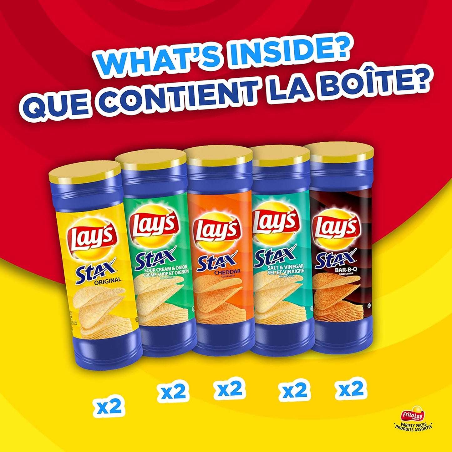 Frito-Lay STAX 什锦装（10 片），1.57 千克