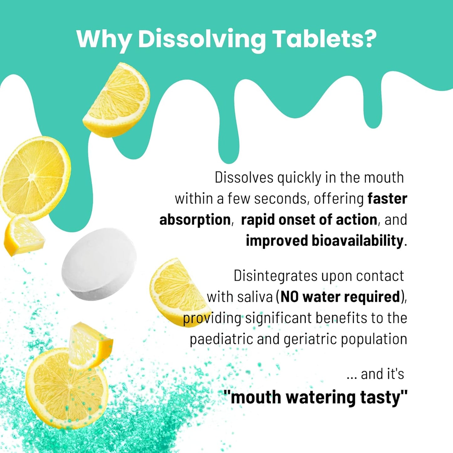 Nutrameltz 鋅 25 毫克補充劑 – 膳食免疫支持補充劑，促進健康的頭髮和指甲，促進新陳代謝調節 - 快速溶解 – 令人垂涎的檸檬味（60 片）