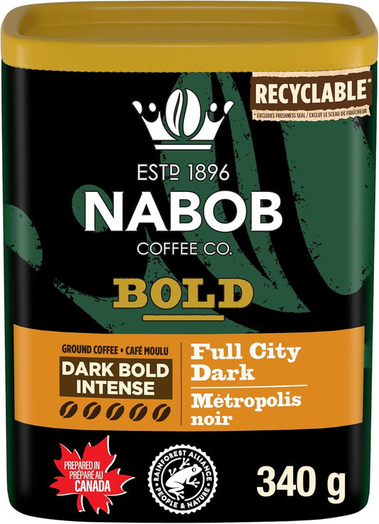 Nabob Dark Roast Full City Dark，6 支裝