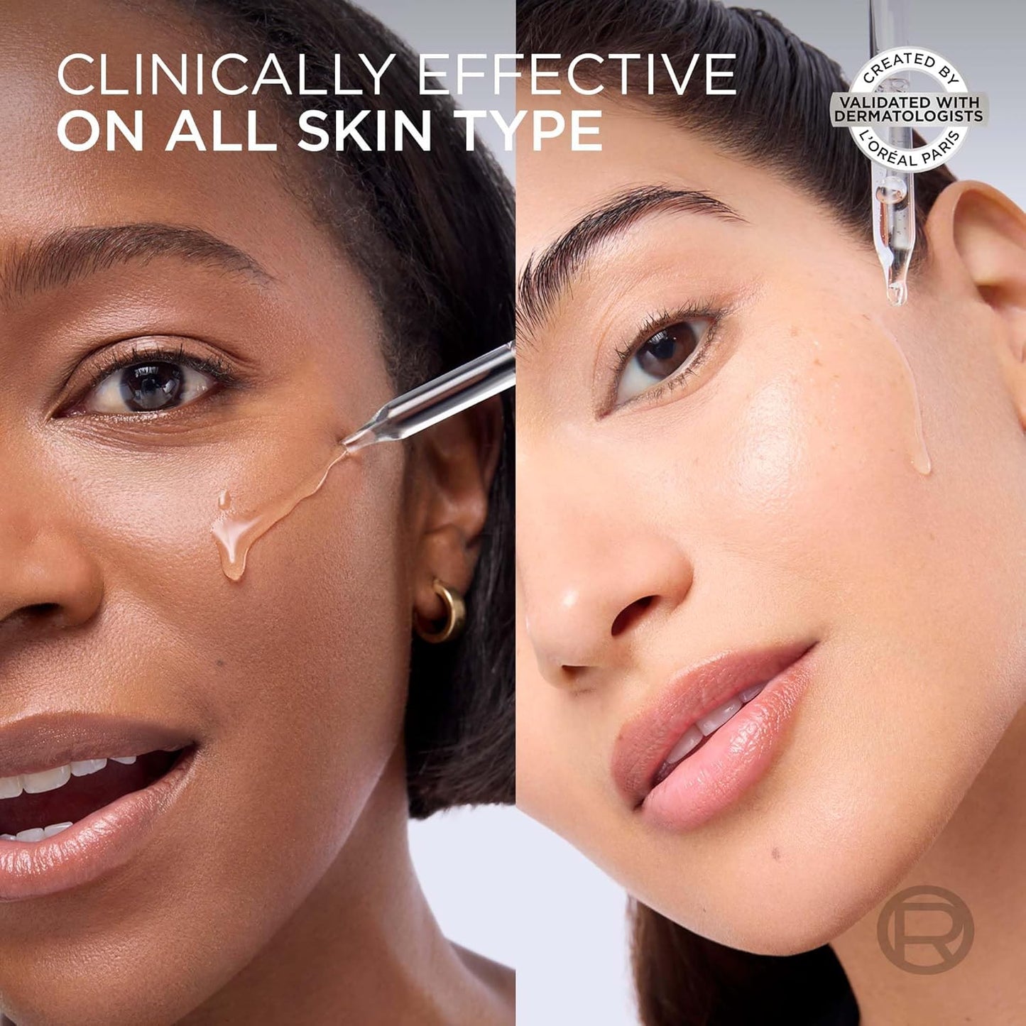 L'Oreal Paris 1.5% Pure Hyaluronic Acid Serum, Face Serum to Hydrate and Plump Skin, Reduces the Look of Wrinkles, Revitalift, For All Skin Tones & Types, Non Comedogenic, 30ml