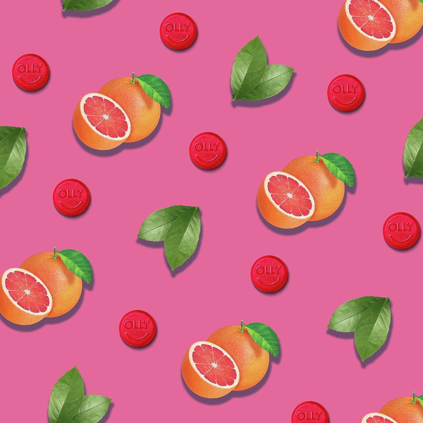 OLLY 無可否認美容軟糖補充劑，適合女性，葡萄柚魅力，含生物素、角蛋白和維生素 C 和 E，30 天供應量 60 粒軟糖