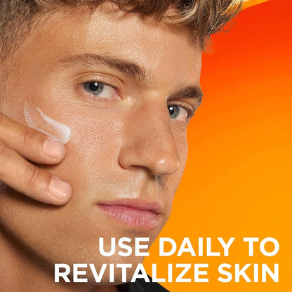 L’Oréal Paris Men Expert Anti Fatigue Face Cream for Men with Vitamin C & Protein, Mens Face Cream, For Dry and Dull Skin, Reduces look of fine lines & dark circles, Hydra Energetic, 50ml