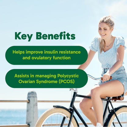 Organika 加拿大製造肌醇（Myo-Inositol）- 細胞反應、情緒平衡、胰島素支持、多囊性卵巢症候群管理、月經週期調節 - 120 粒膠囊