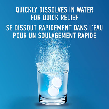 Alka-Seltzer 抗酸剂胃灼热缓解泡腾片 - 抗酸剂，缓解胃灼热、胃酸、胃部不适，碳酸氢钠和柠檬酸，柠檬青柠味，24 片泡腾片