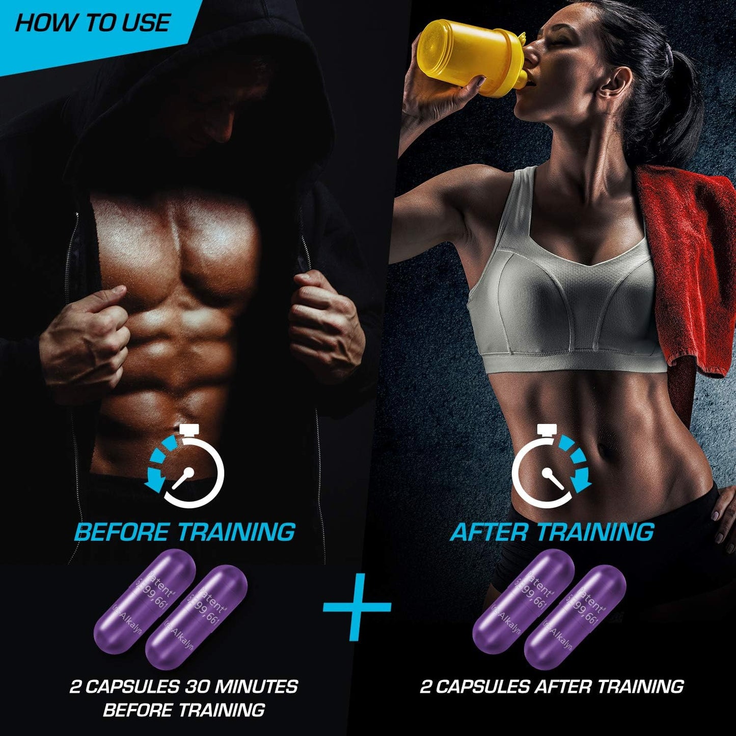 EFX Sports Kre-Alkalyn | PH 值校正肌酸一水合物 | 多项专利配方，增强力量，锻炼肌肉，提升运动表现，不腹胀，不积水 - 192 粒胶囊