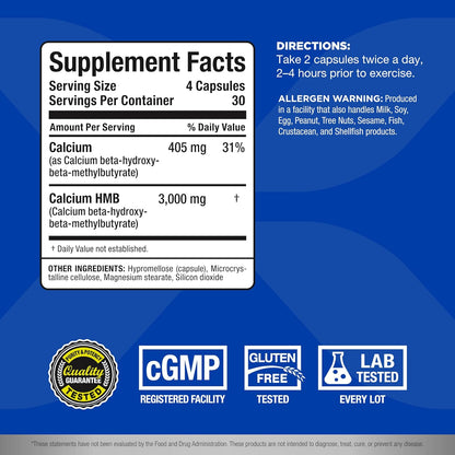 ALLMAX Nutrition HMB 3000，素食胶囊，120粒