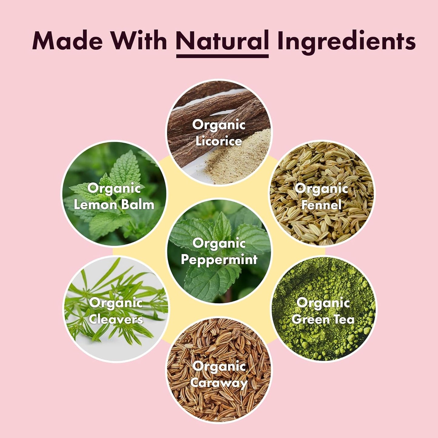 Flat Tummy Tea (2-Week, 2-Tea Program) - Detox Cleanse, Herbal Blend ft. Senna, Lemon Balm, Dandelion Root - Occasional Bloating Relief Women