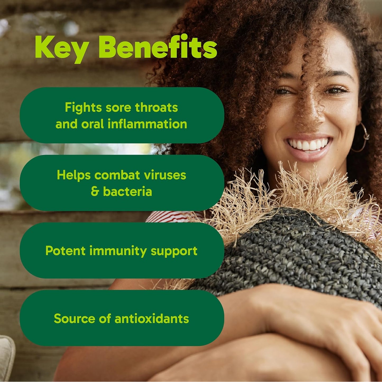 Organika 蜂胶喉咙喷雾 - 无酒精，舒缓，免疫支持 - 30ml