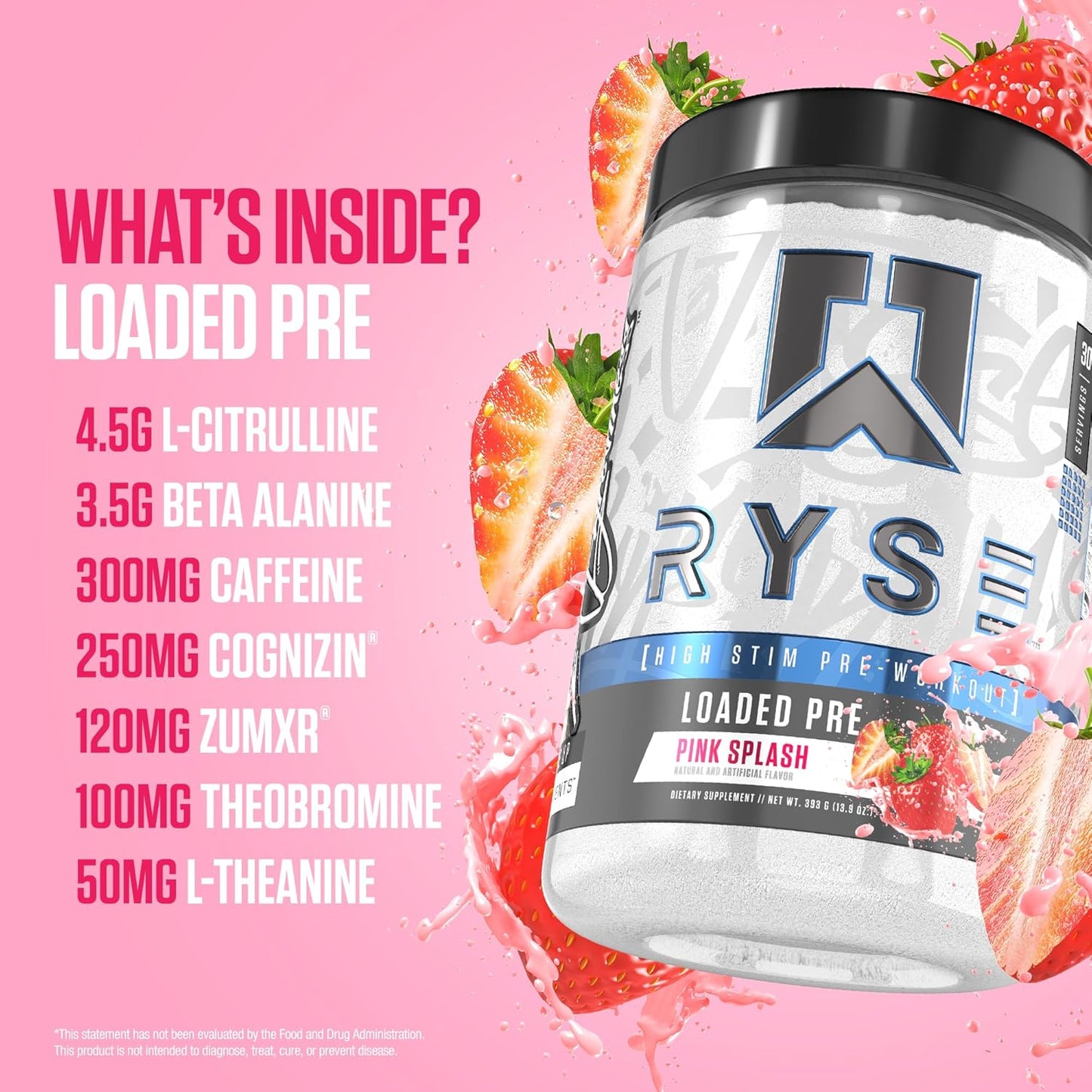 Ryse Loaded Pre - Pink Splash V2 30 srv