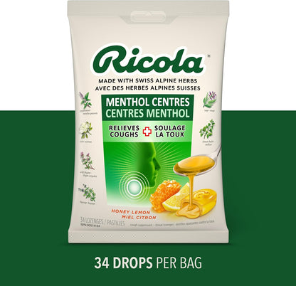 Ricola Menthol Centres Cough Drops