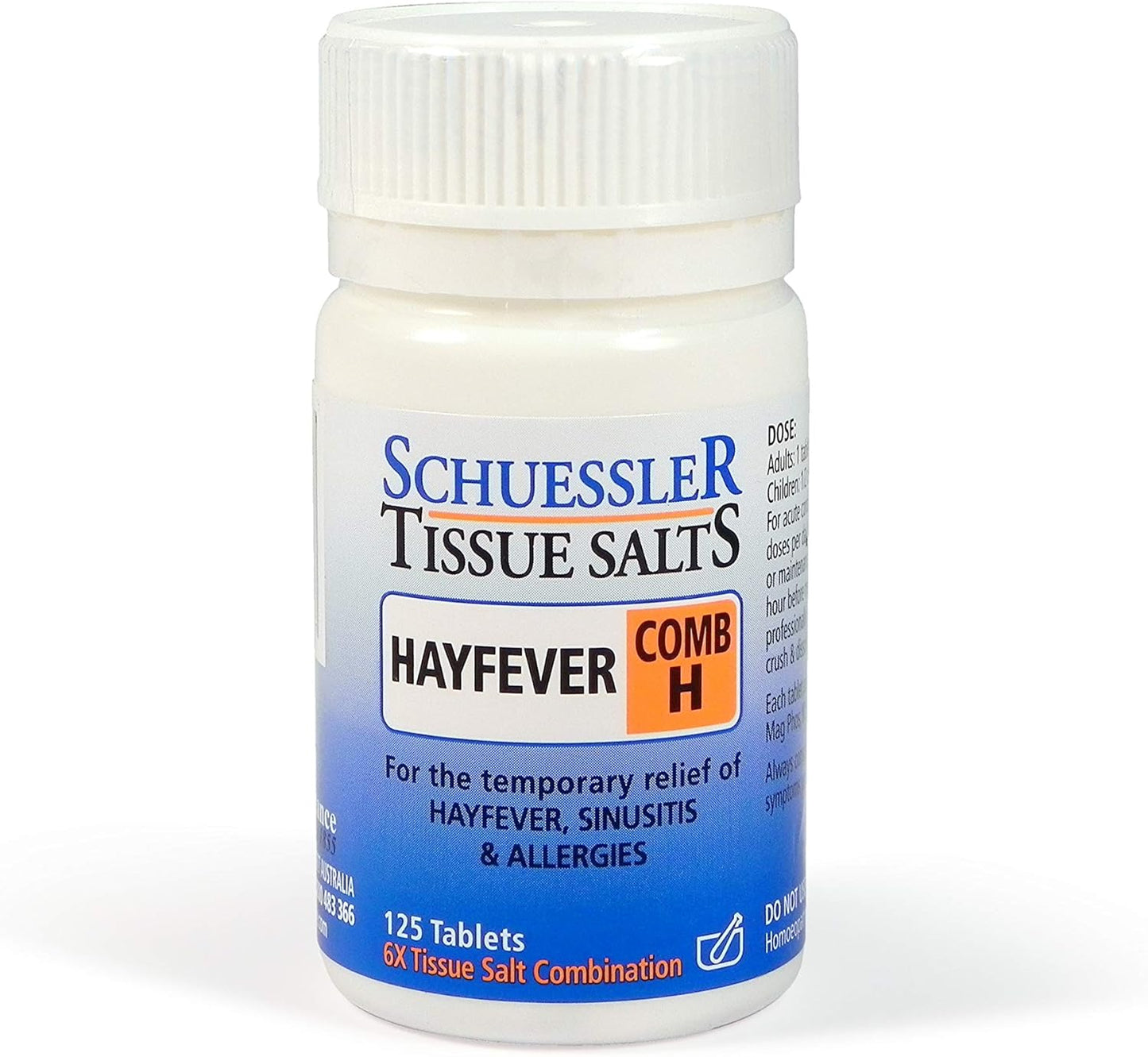Schuessler 組合 H 組織鹽 125 片（外部貿易訂單 108）