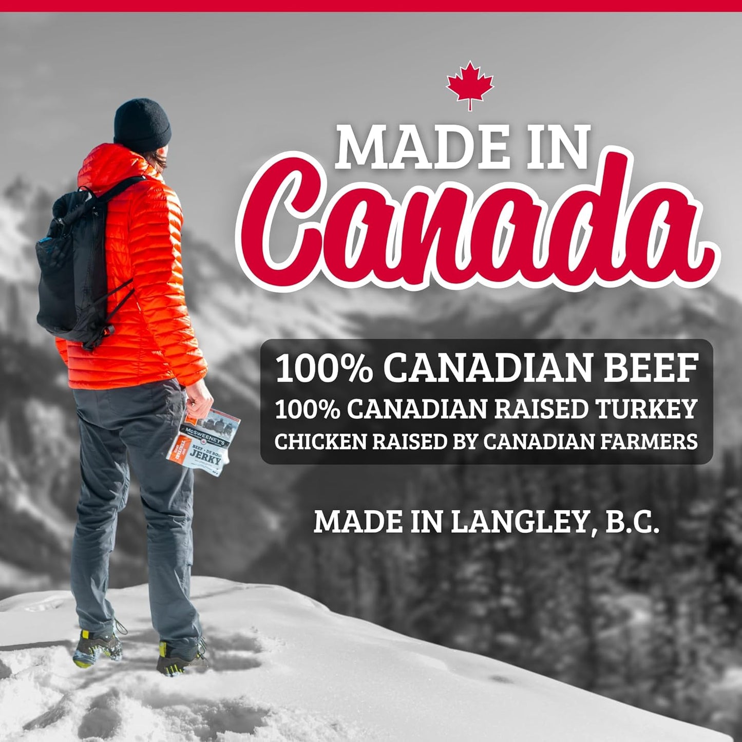 McSweeney's Original Beef Steak Nuggets Box. 100% Made in Canada, High Protein Snacks, Gluten Free, Low Fat, Meat Snacks, Naturally Smoked, Shelf Stable, Bulk Case 85g (Pack of 12)