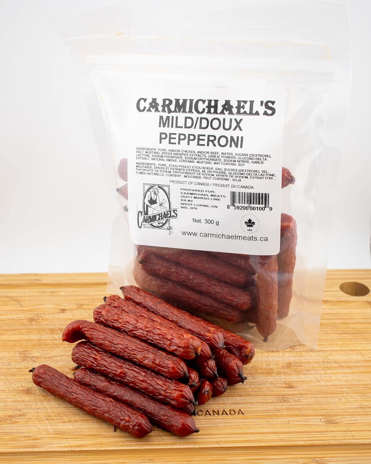 卡邁克爾香腸條 300 克 | 加拿大製造（微辣）