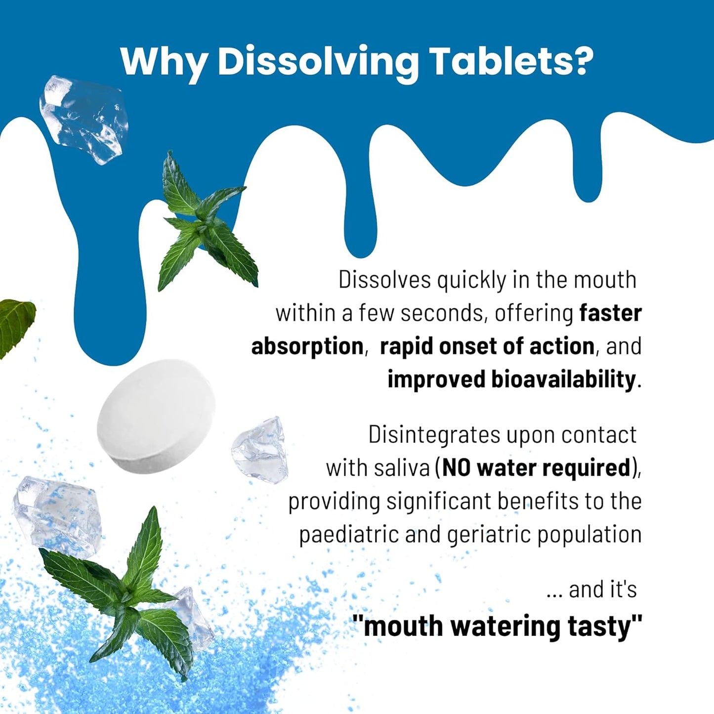 Nutrameltz 褪黑激素 5 毫克 – 天然助眠褪黑激素補充劑，緩解時差反應，幫助調節睡眠週期，速溶片，幫助您安睡 – 美味薄荷味（60 片）