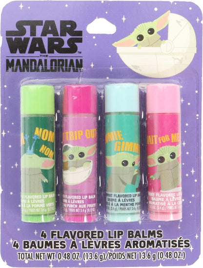 Taste Beauty 曼達洛人潤唇膏（4 支裝）- 甜美、保濕、多色、4 支裝