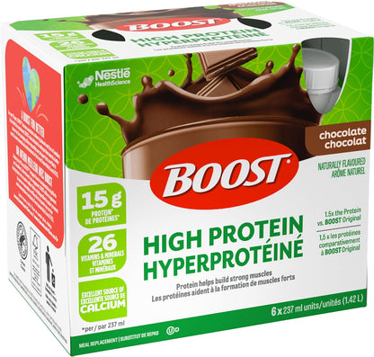 BOOST 高蛋白代餐饮料，巧克力味，24 x 237 毫升