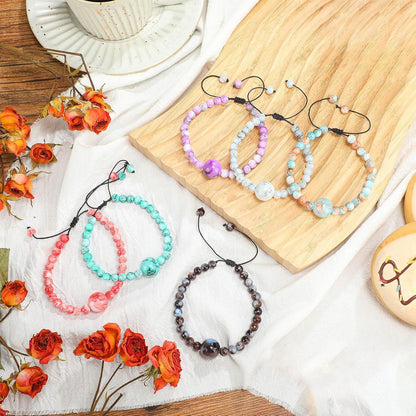 Sureio 6 件組暈車手環 防噁心可調式腕帶 適用於遊輪暈船必備 成人