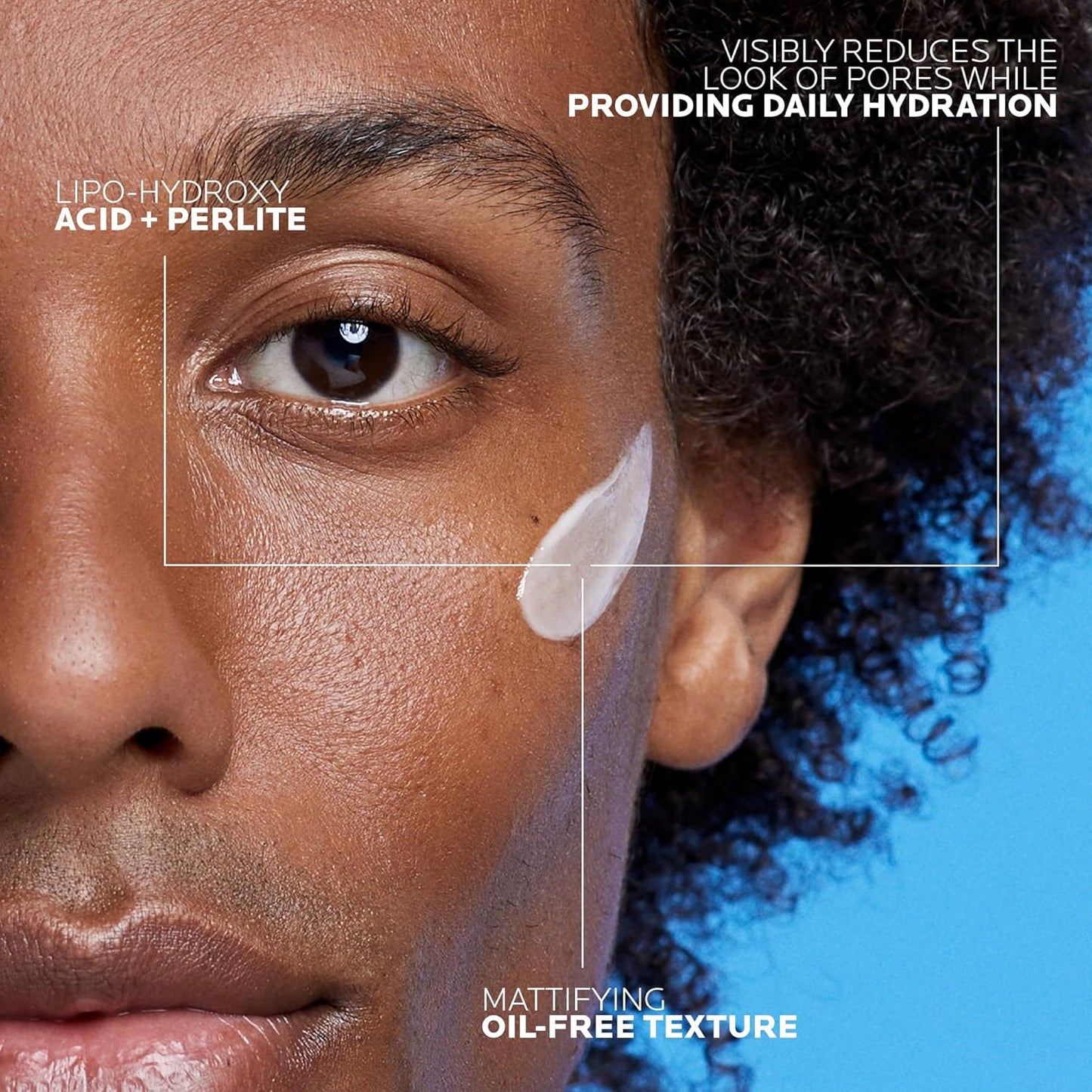 La Roche-Posay FACE MOISTURIZER, Effaclar Mat Mattifying Balancing Zinc for Oily or Acne prone Skin with Glycerin, Salicylic Acid. Anti Shine, Anti-Enlarged pores. Paraben-Free, Travel Size, 40ml