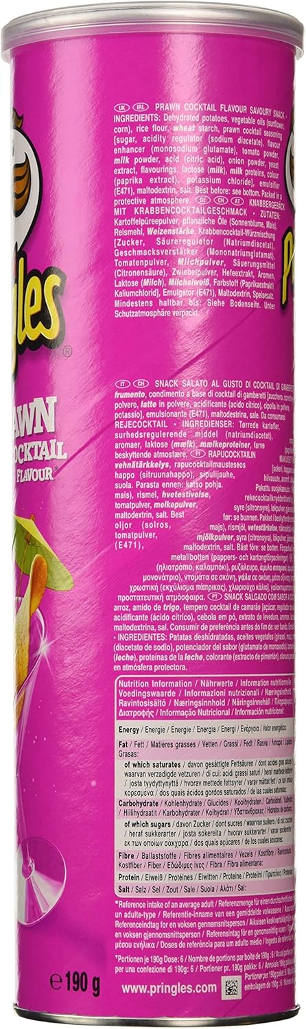 品客薯片 - 鲜虾鸡尾酒 (190克)