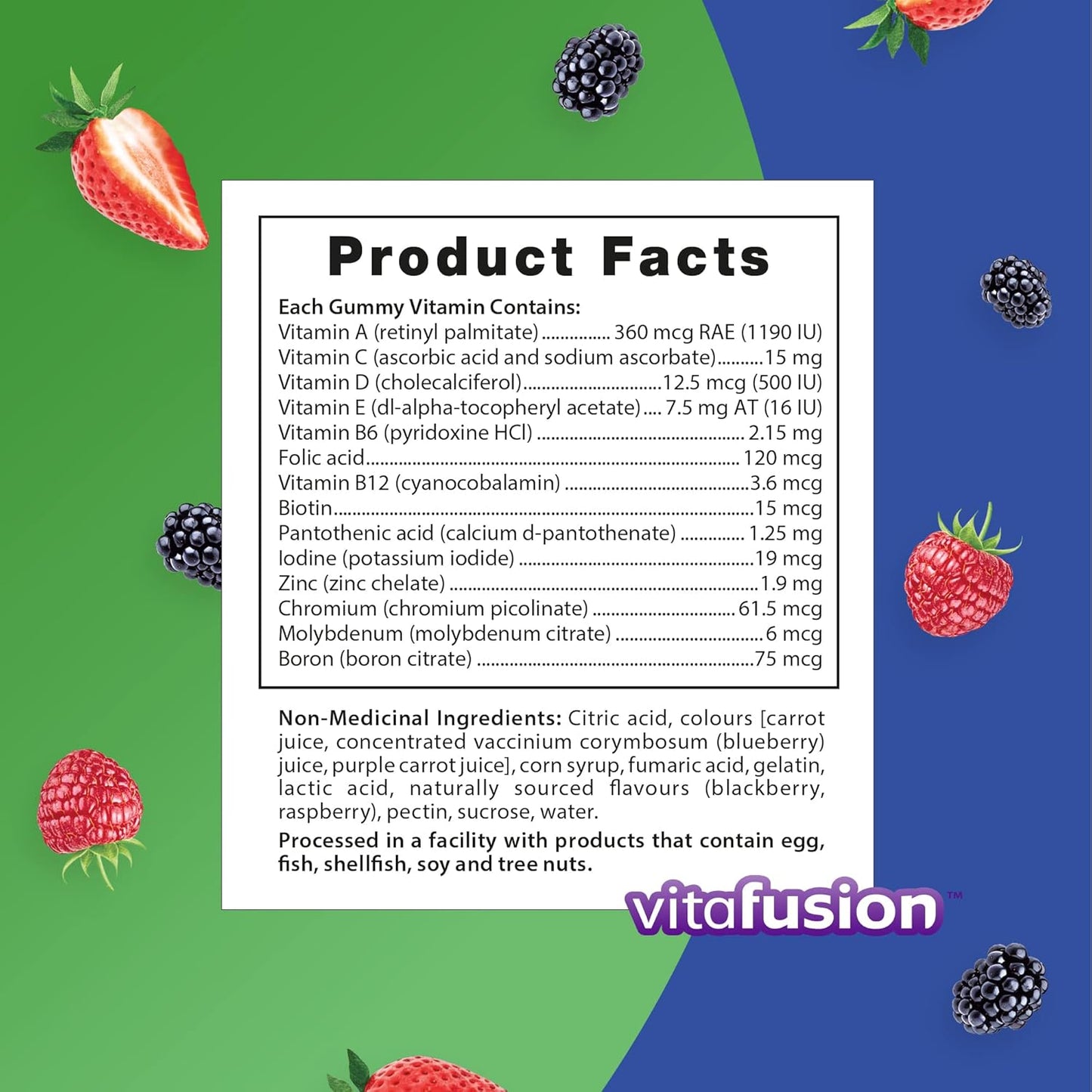 Vitafusion 男士多种维生素软糖，每日多种维生素，健康新陈代谢 1、免疫支持 2、结缔组织形成 3，150 粒（2.5 个月用量）。