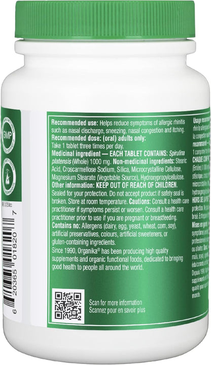Organika Spirulina 90 Tabs