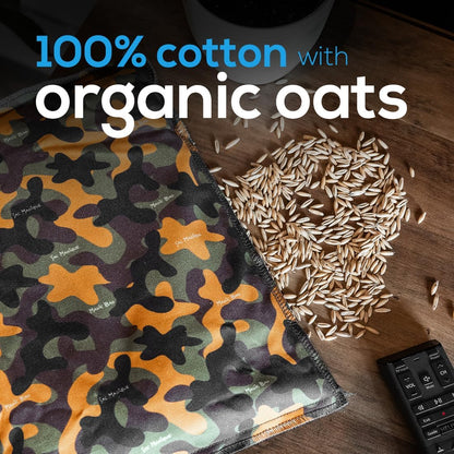 原廠魔法包限量版迷彩熱敷袋，冷熱療法，緩解下背部和肩部疼痛，無線冷熱敷，28 x 24 公分（11 吋 x 9.5 吋）