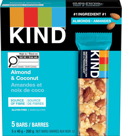 KIND Almond & Coconut, 40 g, 5 Count