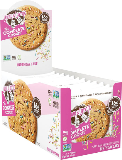 Lenny and Larry's Birthday Cake Complete Cookie 12 Count