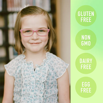 Organika 加拿大製造兒童液體植物基 DHA - 1,301 毫克 Omega 3 + DHA 和 EPA | 支持大腦、視力和認知發育，增強免疫防禦，適合 4-9 歲兒童，檸檬味 30 毫升