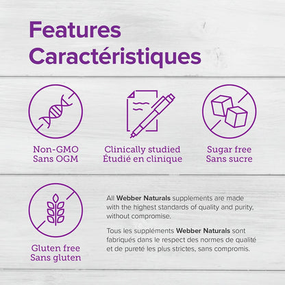 Webber Naturals 膠原蛋白 30 抗皺鎂片 500 毫克，60 片，增強礦物質吸收，支持骨骼和肌肉功能，純素